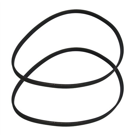 EMSea Lot de 2 courroies de transmission en caoutchouc 4PJ 610 compatibles avec les scies à ruban Metabo/Electra Beckum BAS 315