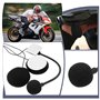 EMSea 1 Interphone pour Casque de Moto Type-C Coude Double Haut-Parleur Interphone Microphone Compatible avec BT-S2 BT-S3 pour L