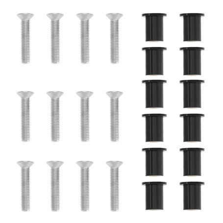 YINETTECH Kit de 12 écrous M5 en acier inoxydable pour motos