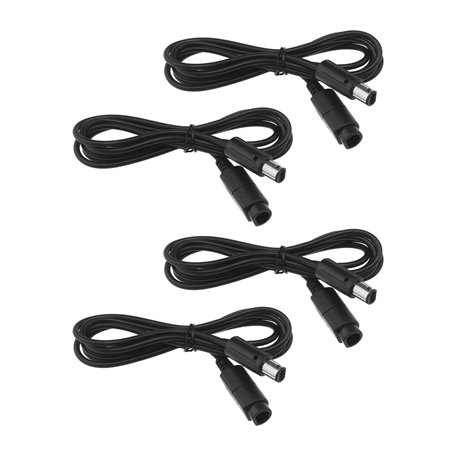 YINETTECH Lot de 4 câbles d'extension pour manette de jeu compatible avec Nintendo Gamecube Wii 1