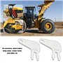 YINETTECH Lot de 5 Clés de Rechange pour Déconnexion de Batterie de Clé d'allumage 8H5306 8398 Compatible avec Caterpillar Charg