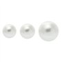 VGOL 100PCS Boutons Perle Blanc Demi Rond Perle Boutons Décoratifs pour DIY Couture Chandail Chemise Boutons de Manchette Jupes