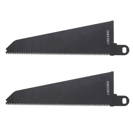 VGOL Lot de 2 lames de scie alternative SSB229CT en acier au carbone pour bois tendre
