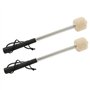 Wisyurt 2 Maillets de Tambour en Acier Basse de 12