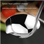 Iegefirm Louche à Soupe de Cuisine en Acier Inoxydable 304 Punch Cuillères Ladell Lumineuses avec Bec verseur Louches à Sauce po