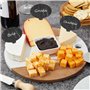 Luntfeiy Lot de 18 marqueurs à fromage pour tableau de charcuterie, lot de 18 étiquettes à fromage en ardoise