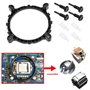 eMagTech Kit de Montage Support de Refroidisseur de Processeur Compatible avec Intel CPU Socket LGA1700 1200 775 1150 1151 1155 