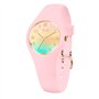 ICE-WATCH - Ice Horizon Pink Girly - Montre Rose pour Fille avec Bracelet en Silicone - 021432 (Extra Small)