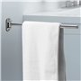 LDUDU Porte Serviette Salle de Bain 180°Rotatives Porte Serviette Murale Extensible de 40 à 60 cm Barre Porte Serviettes en Acie