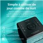 Philips TAR4600 Radio-réveil Dab/FM à Double Alarme avec Port de Chargement USB-C