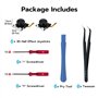 Mcbazel Kit de Réparation et Outils 6 en 1 pour Joystick 3D Hall de Manette de Jeu DIY, Remplacement pour Switch/Switch OLED/Lit