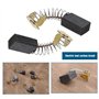 eMagTech 4 Paires Balais de Charbon de Moteur CB103 6x10x16mm Compatible avec HM0810 181030 Pièces de Rechange d'outils Électriq