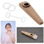 LT Easiyl 1 ensemble Kazoo en Bois Orff Instruments Partenaire Musical Kazoo pour Guitare Ukulélé Violon Piano Accompagnement av