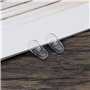 SG Store 10 Paires de Plaquettes de Nez pour Lunettes en Silicone Ovale en Forme de D 7 X 14 Mm Compatible avec Tom Ford les Lun