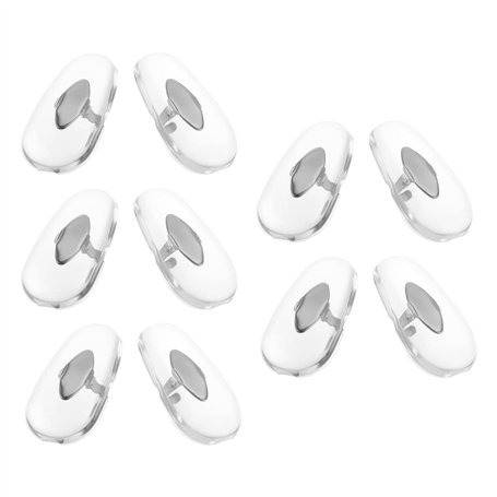 Briny River Lot de 5 Paires de Plaquettes de Nez Compatible avec Ray-Ban RB3025 RB3016 RB3030 RB3447 RB3362 RB3183 RB8305 Lunett