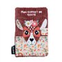Les Déglingos Protège Carnet de Santé Mélimélos la Biche Doudou Tout Doux Amusant Ultra Doux Rembourrage Recyclé Doudou pour Béb