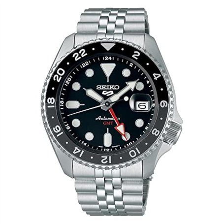 Seiko Hommes Analogique-Numérique Quartz Montre avec Bracelet en Acier Inoxydable