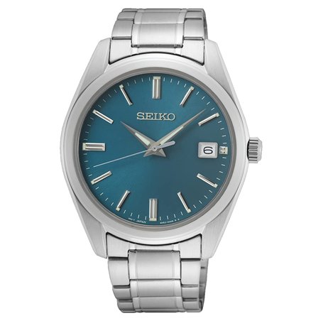 Seiko Hommes Analogique Quartz Montre avec Bracelet en Acier Inoxydable SUR525P1