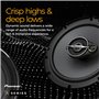 Pioneer TS-A1371F Haut-parleurs Voiture coaxiaux 3 Voies de 13cm, Puissance 300 Watts