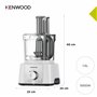 Robot cucina Kenwood FDP65450WH, Blanc