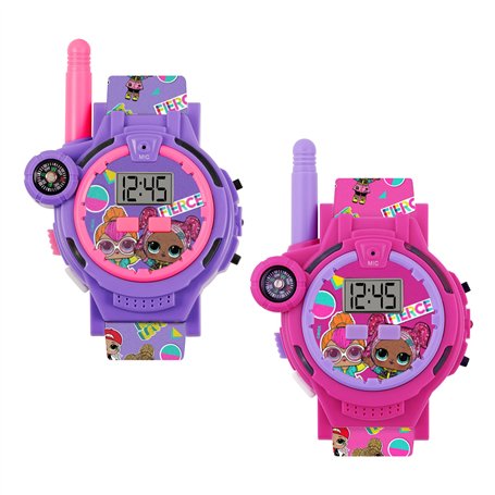 lol Surprise LOL40282 Montre à Quartz numérique pour Fille avec Bracelet en Silicone