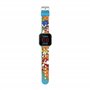Sonic The Hedgehog Montre numérique pour enfants avec bracelet orange LED SNC4322M