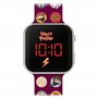Accutime Harry Potter HP4155 Montre numérique LED pour enfants avec bracelet en silicone rouge