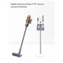 Station d’accueil indépendante V12 - Aluminium - Rangement aspirateur et accessoires Dyson.