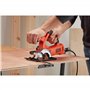 Black+Decker BES510-QS Mini Scie circulaire filaire - 400W - 3600 trs/minute - Poids: 2 kg - Lame Ø85mm - 27 mm de Coupe - Livré