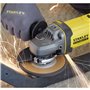 Stanley FATMAX Meuleuse d'angle Sans Fil 18V 125mm Vitesse 8500 trs/mn Sans Batterie Ni Chargeur Gamme FATMAX V20 SFMCG400B-XJ