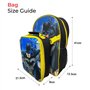 DC Comics Sac à dos Batman avec sac à déjeuner pour enfants, sac d'école, ensemble de repas isotherme assorti 2 pièces