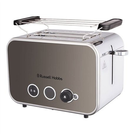 Russell Hobbs Grille Pain [Design Retro Premium] Distinctions Titanium (Pour 2 Tranches