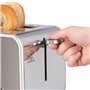 Russell Hobbs Grille Pain [Design Retro Premium] Distinctions Titanium (Pour 2 Tranches, 6 Niveaux de brunissage, Fonction Surél