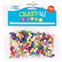 Baker Ross Pack économique de Perles colorées (Lot de 600) - Matériel créatif pour Enfants et Adultes EC1588