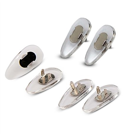 Plaquettes nasales en Silicone Souple de qualité supérieure compatibles avec RB Aviator | Remplacement Certain RB Aviator | Coul