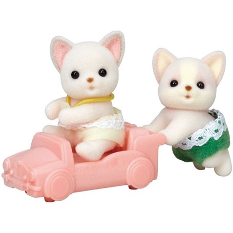 Sylvanian Families - Le Village - Les jumeaux Chihuahua - 5431 - Jumeaux et Bébés - Mini Poupées