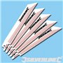 Silverline 456919 Ensemble 5 lames de scie sabre 18 TPI 150 mm