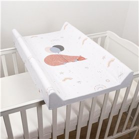Matelas à langer rigide pour bébé - 80 x 50 cm - Convient pour lit de bébé de 140 x 70 cm - Unisexe - Anti-roulement - Imperméab
