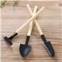 TRIXES Ensemble de Mini Outils de Jardinage Pot de Fleur Râteau Truelle Pelle Semis Plantation de Serre