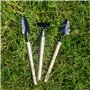 TRIXES Ensemble de Mini Outils de Jardinage Pot de Fleur Râteau Truelle Pelle Semis Plantation de Serre