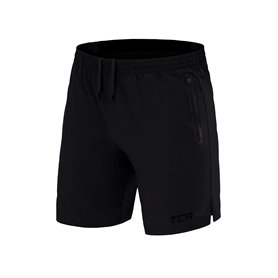 TCA Short de Sport ou de Running Léger Elite Tech pour Homme Short avec Poches Zippées - Noir