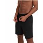 TCA Short de Sport ou de Running Léger Elite Tech pour Homme Short avec Poches Zippées - Noir, M