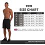 TCA Short de Sport ou de Running Léger Elite Tech pour Homme Short avec Poches Zippées - Noir, M