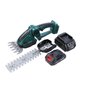 KATSU FIT-Bat 21V Taille-haie et Cisaille à Gazon sans Fil 2-en-1 avec 1,5Ah Batterie et 2 Lames, Cisaille Sculpte-Haie et Taill