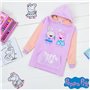 Peppa Pig Sweat Fille - Pull Plaid Oversize en Polaire