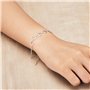 Philip Jones Bracelet Fleur plaqué Argent