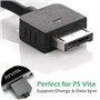 Mr. Gadget's Solutions® Câble de charge compatible avec Playstation Vita PSV USB Data & Power Charger Cord PS Vita 1000