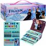 Disney Frozen Kit Dessin Enfant Peinture Enfant Crayons de Couleur et de Cire Peinture Aquarelle Feutres Coloriage Kit Créatif E