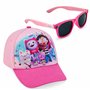 Gabby Dollhouse Lunette de Soleil UV400 et Poids Léger Casquette Fille Ensemble