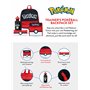 Pokemon Ensemble Sac d'école 4 pièces | Set de Sac à Dos et Sac à Lunch avec étui à Crayon et Bouteille d'eau | Sac à Dos pour E